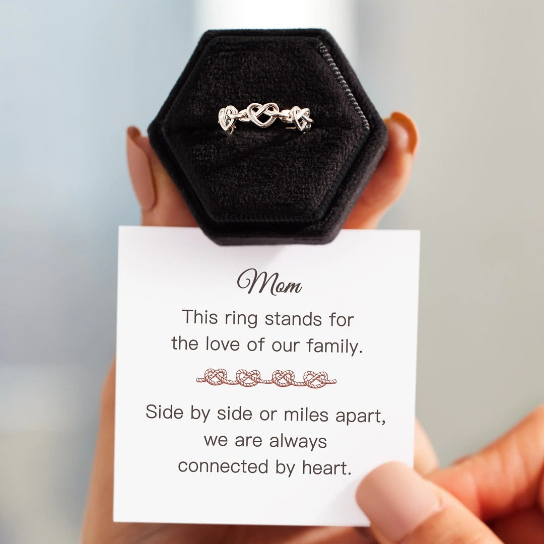 Mom - Heart Ring