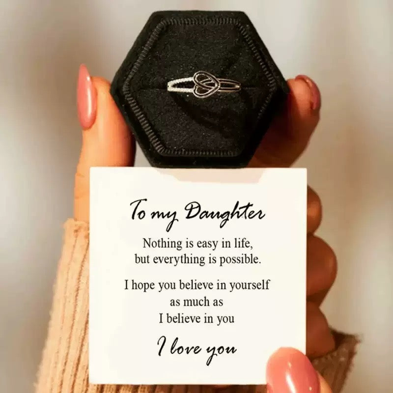 To My Daughter - Enamel Ring