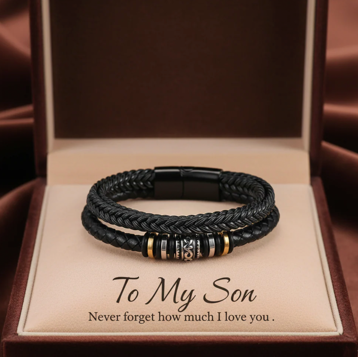 To My Son - I Love You Bracelet