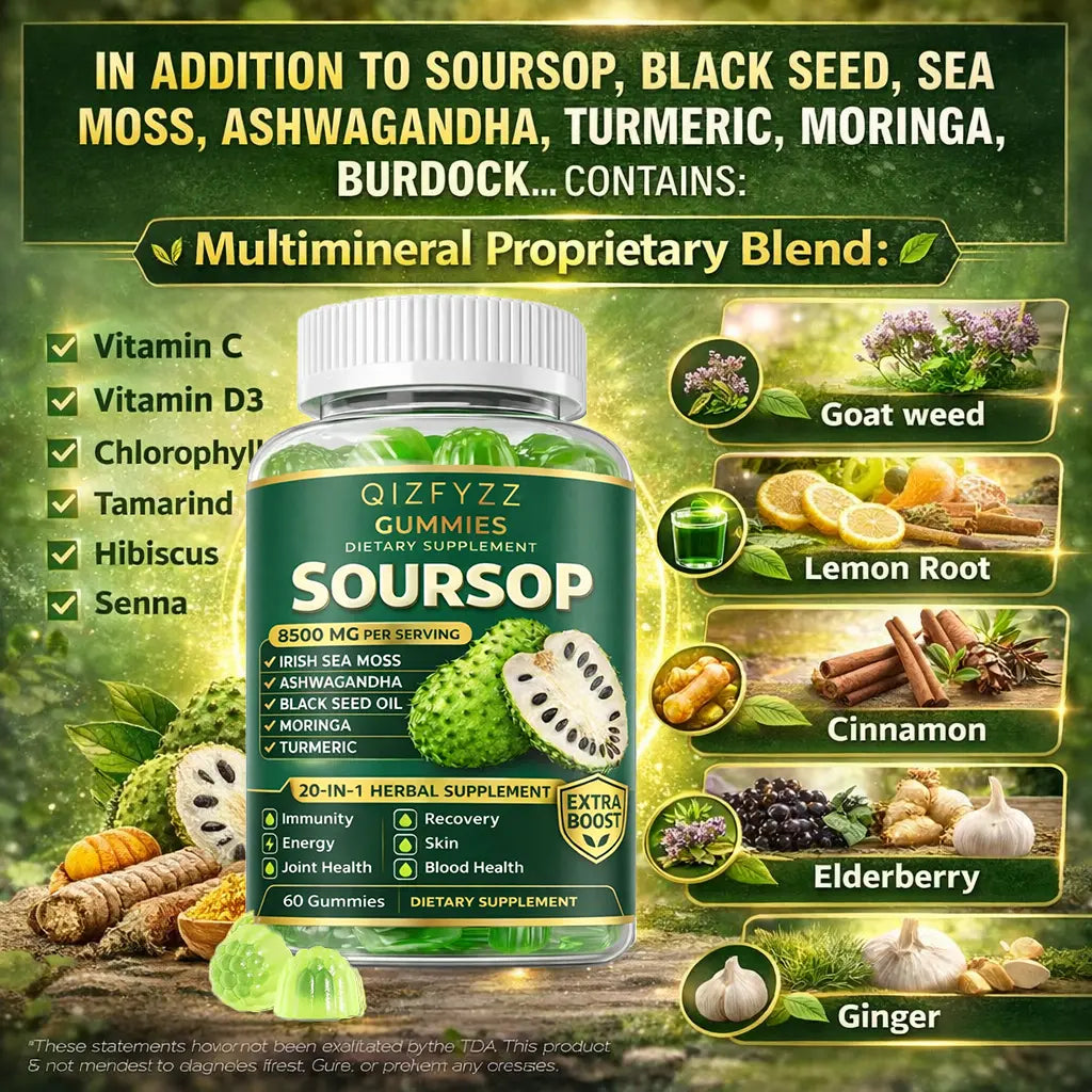 Soursop Immune Boost Gummies