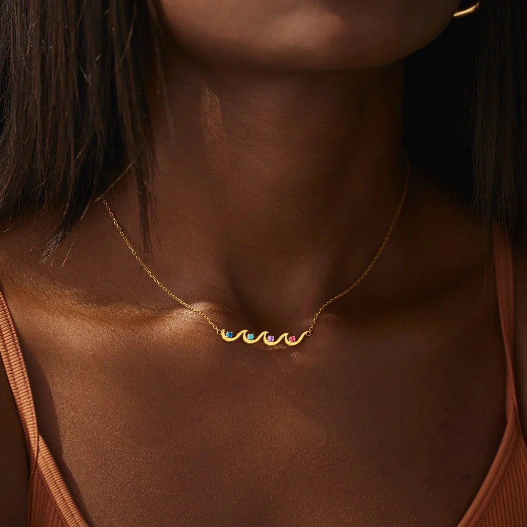 Highs & Lows - Wave Necklace