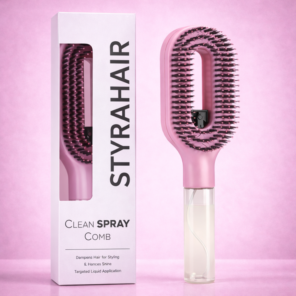 SleekPro Daily 2-in-1 Spray Brush